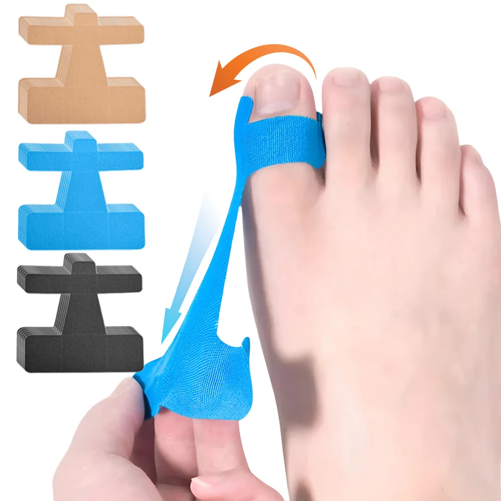 

20 шт., корректор бурсита большого пальца стопы, ортопедический ремень, дышащий разделитель пальца ноги, корректор вальгусной деформации большого пальца стопы