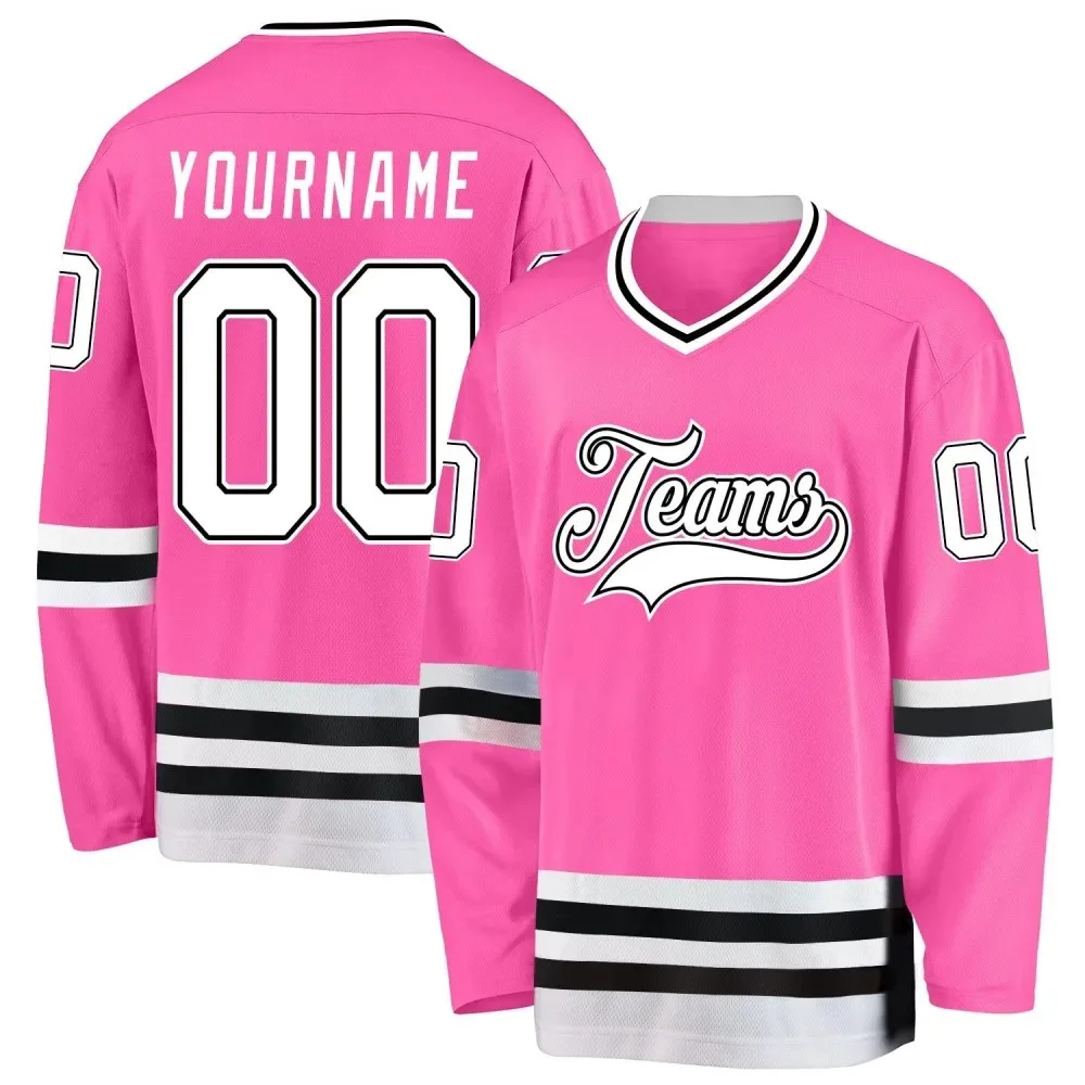 Customization Ice Hockey Jersey Personalized Print Your Name Number Team Shirts Competition Training Jerseys For Men Women Youth