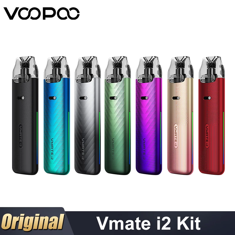 Original VOOPOO Vmate i2 Kit 30W 1500mAh 3ml Fill Pod Cartridge 0.7ohm MTL RDL E Cigarette Vaporizer Vape