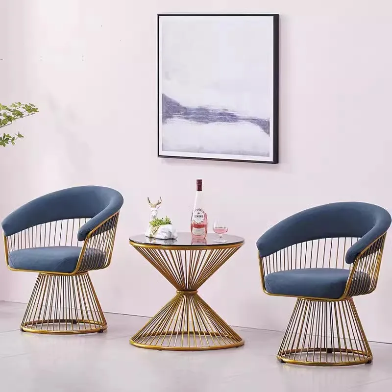 

Single art sofa chair, special-shaped leisure office back chair, reception and negotiation of small tables and chairs