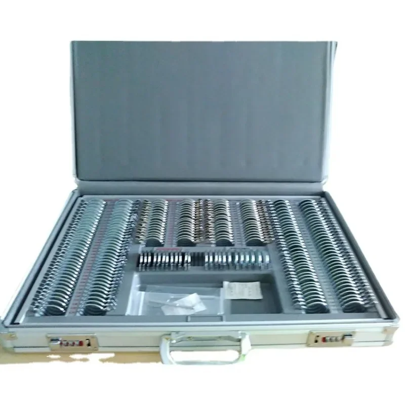 Glasses insert box, optometry equipment lens box