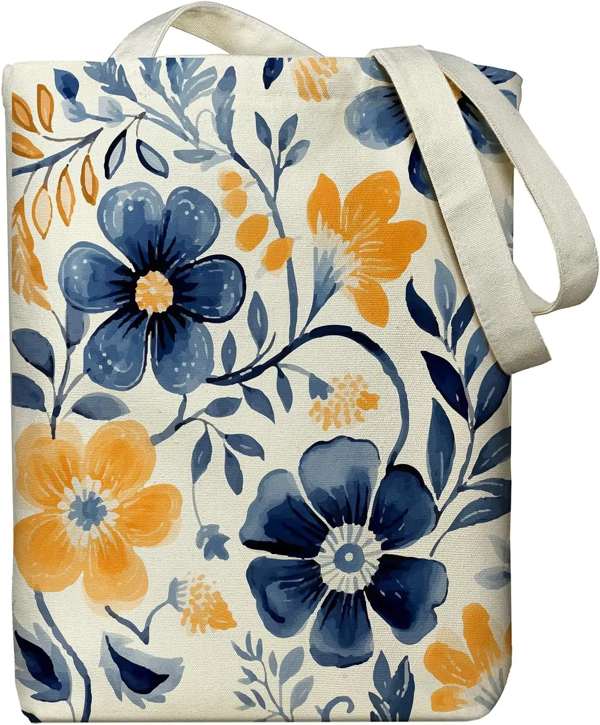 

Canvas Tote Bag for Women Tote Bag with Zipper Inner Pocket Zippered Canvas Bag for Shopping Work Grocery Everyday Fashion Bags