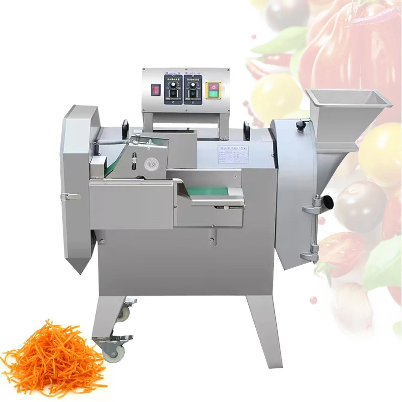 Energy-Saving Efficient Vegetable Cutting Machine Cucumber Potato Fruit Leafy Vegetables Slicer Shredder Chopper Machine