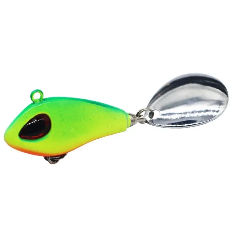 ZWICKE, 1 Uds., Mini VIB de Metal con cuchara, señuelo de pesca, aparejos de pesca de invierno, Crankbait, Spinner de vibración, cebo que se hunde