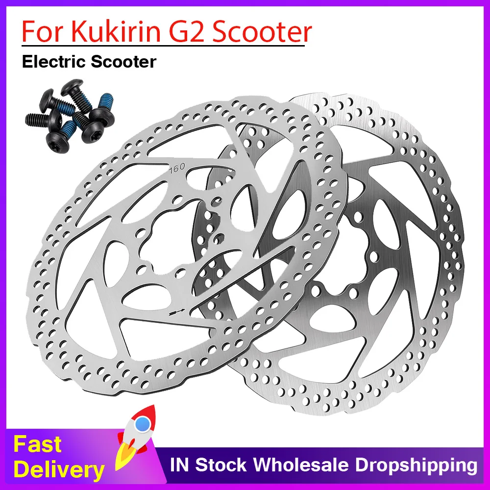 Bremsscheibe für KuKirin G2 Elektroroller 160mm Bremsscheibe mit Schraube Kickscooter Zubehörteile