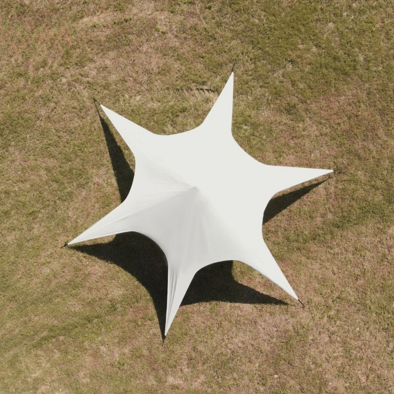 

Thickened cloud top single peak double peak super large canopy tent outdoor camping fixed canopy