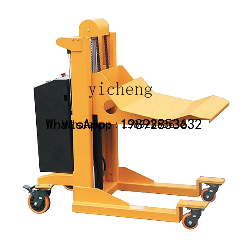paper roll truck, stacker, roll material discharge rack, round material hydraulic loading and unloading truck