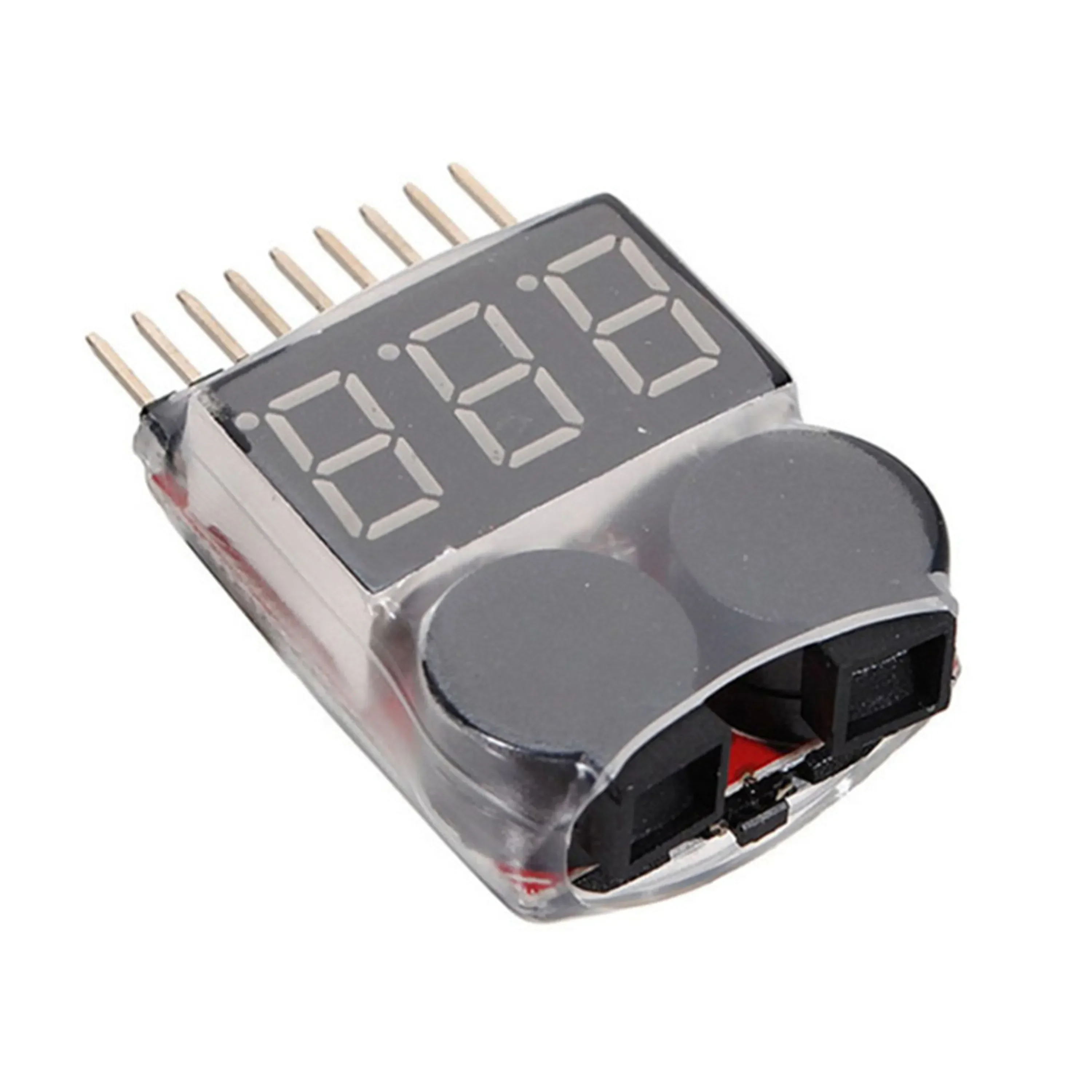 NEEBRC BX100 2in1 RC Battery Voltage Power Display 1-8S BB Low Voltage Alarm Buzzer Meter for RC Car Drone Aircraft Parts