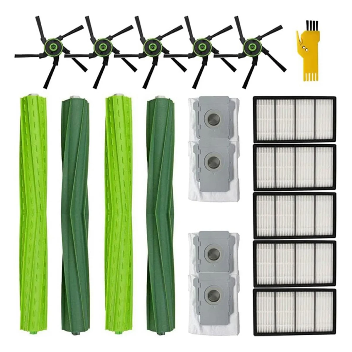 

A76Z для пылесоса S9 + (9550) S9 9550, резиновая основная боковая щетка, фильтр Hepa, мешки для пыли, аксессуары