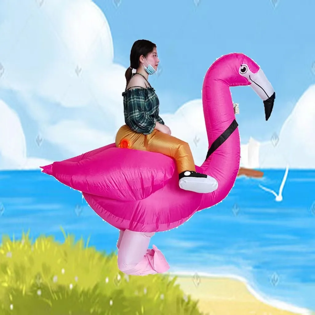 Christmas Animal Dress Up Spoof Prop Mascot Inflatable Suit Set