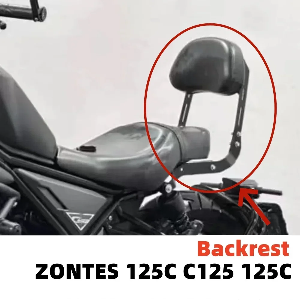 

For Zontes 125C C125 125C Modified Parts with Bracket Backrest Motorcycle Cushion Back