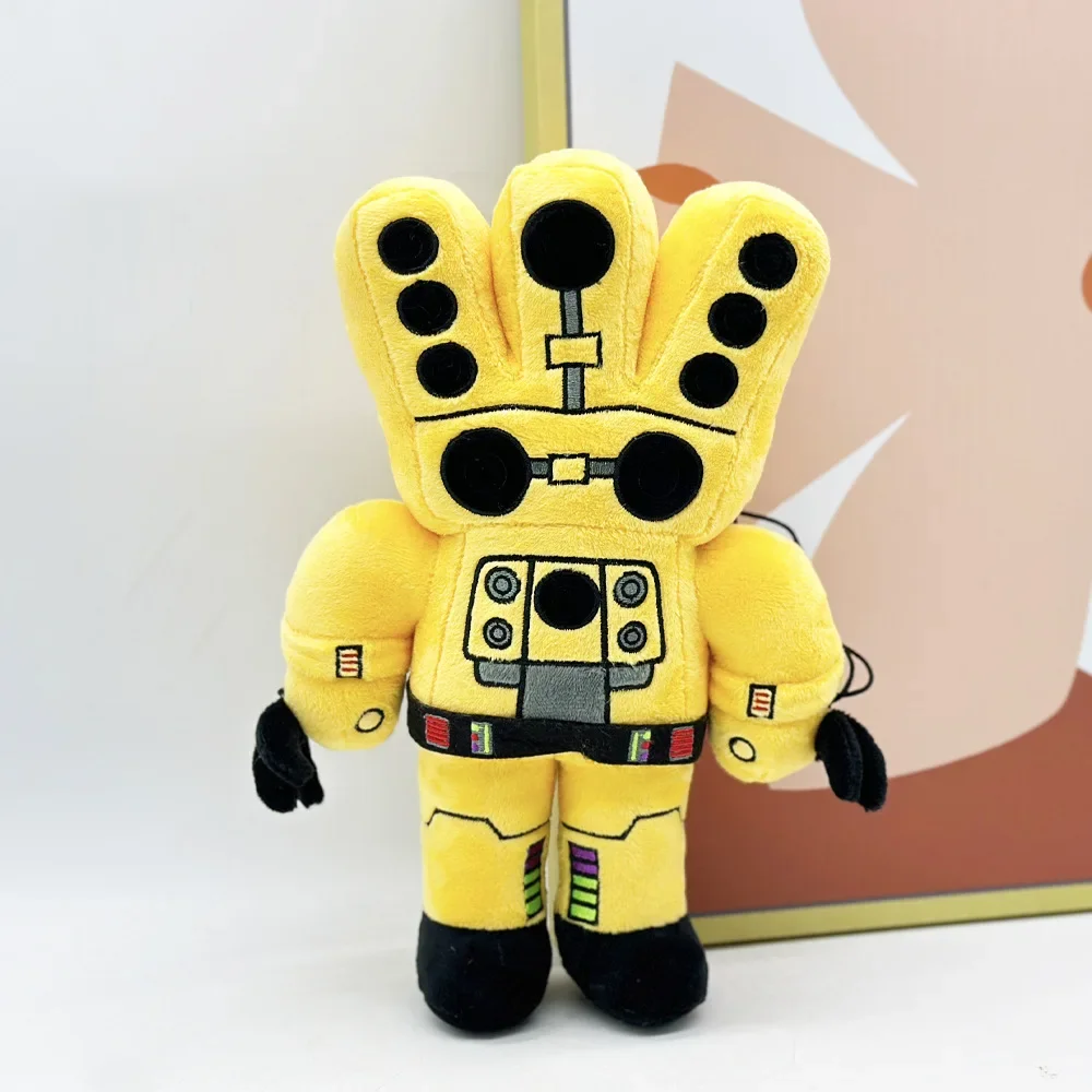 10.6inch Golden Titan Speakerman Plush Toys Cute Soft Stuffed Dolls For Kid Birthday Christmas Gift