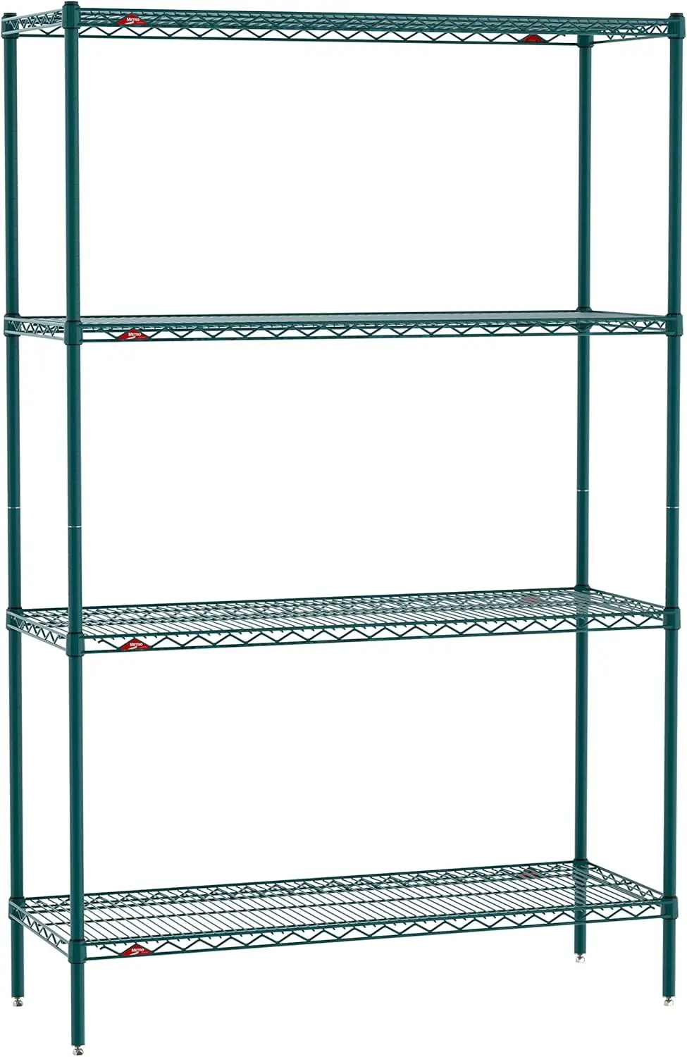 Metro Super Erecta Metroseal Green Epoxy Shelving Unit - Industrial Wire Shelving For Restaurants, Kitchens, Walk-In