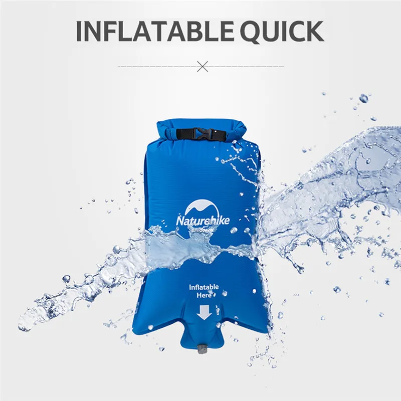 Naturehike Universal Inflatable Bag Camping Inflatable Mat  Waterproof Inflatable Flotation Bag Hiking Thickening Inflatable Bag