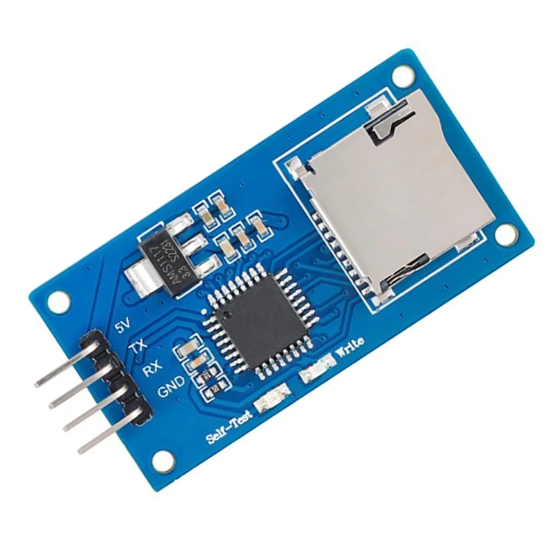 مسجل البيانات التسلسلي ABNO-Mini مع حامل بطاقة SD، وحدة تسجيل البيانات وتنسيق TXT