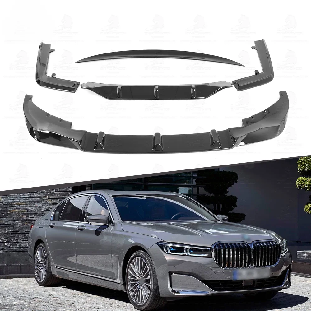 

ABS Gloss Black Auto Spoiler Rear Bumper Front Lip Body Kit For G11 G12 2019+