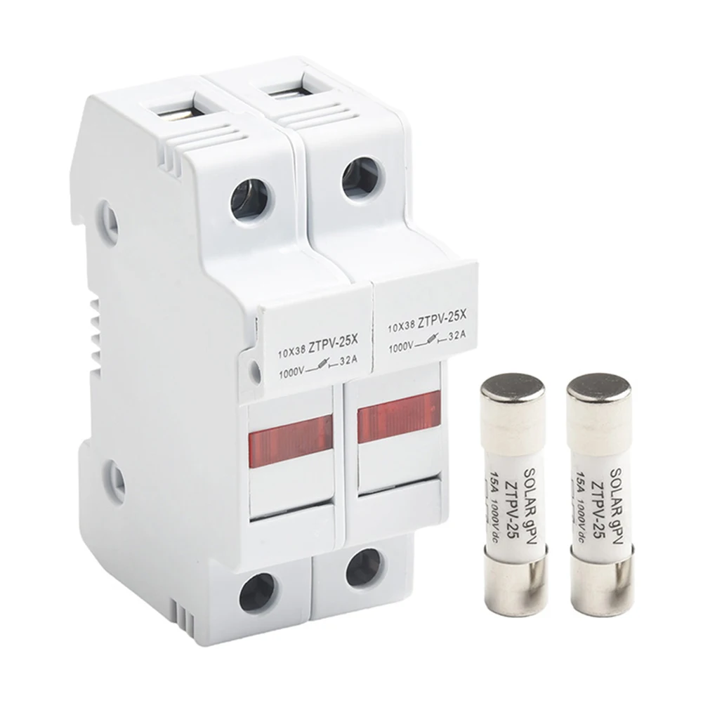 

1pc Fuse Holder Easy Installation For PV String Protection For Solar Photovoltaic Systems Accessories