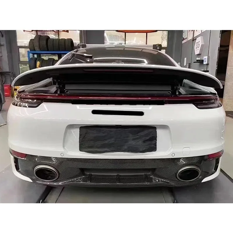 2019-2024 High-Value Carbon Fiber Rear Bumper Lip Upgrade Kit Lightweight New Condition for 911 Carrera S 4S 992 Exclusive 3