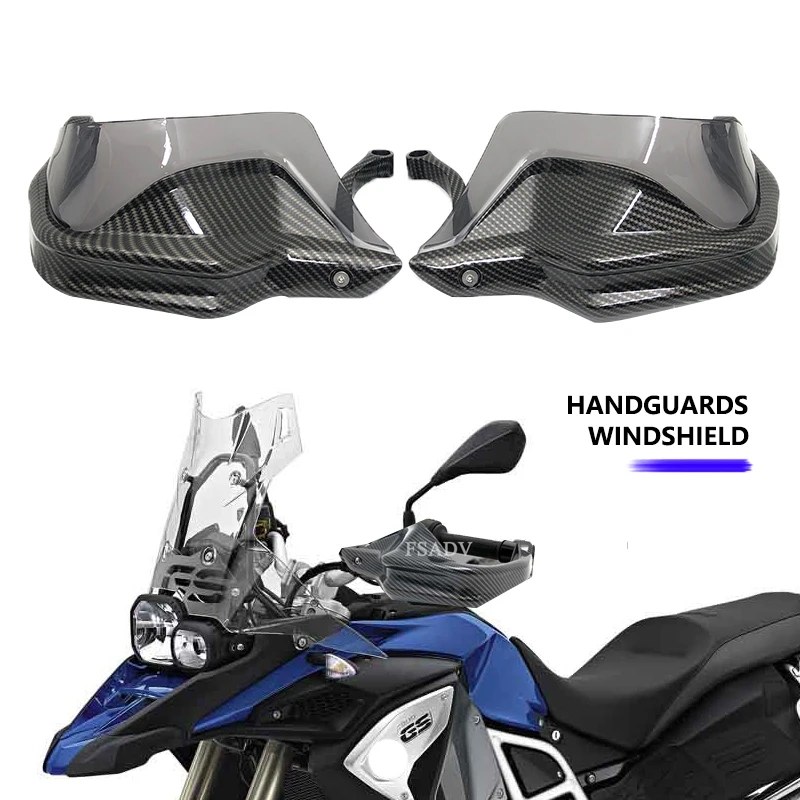 

For BMW F800GS ADV F800 GS F 800GS Adventure 2013-2022 2020 Motorcycle Carbon Handguard Shield Hand Guard Protector Windshield