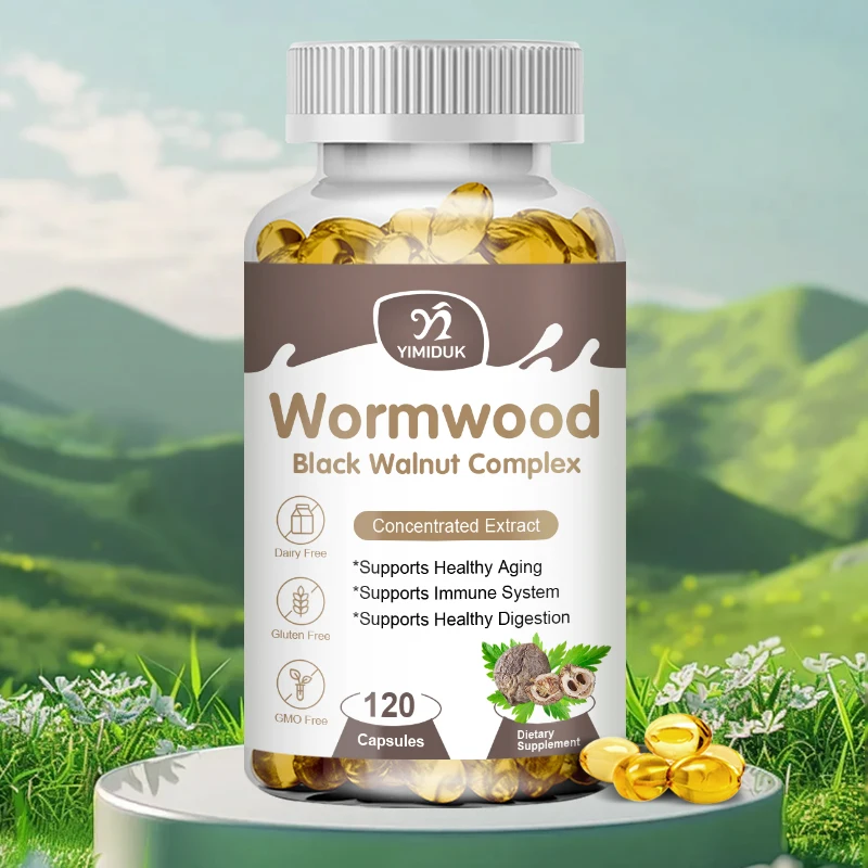 

Wormwood Combination - Eliminates Parasites, Promotes Digestive System and Liver Health, Enhances Immunity, Gluten-free