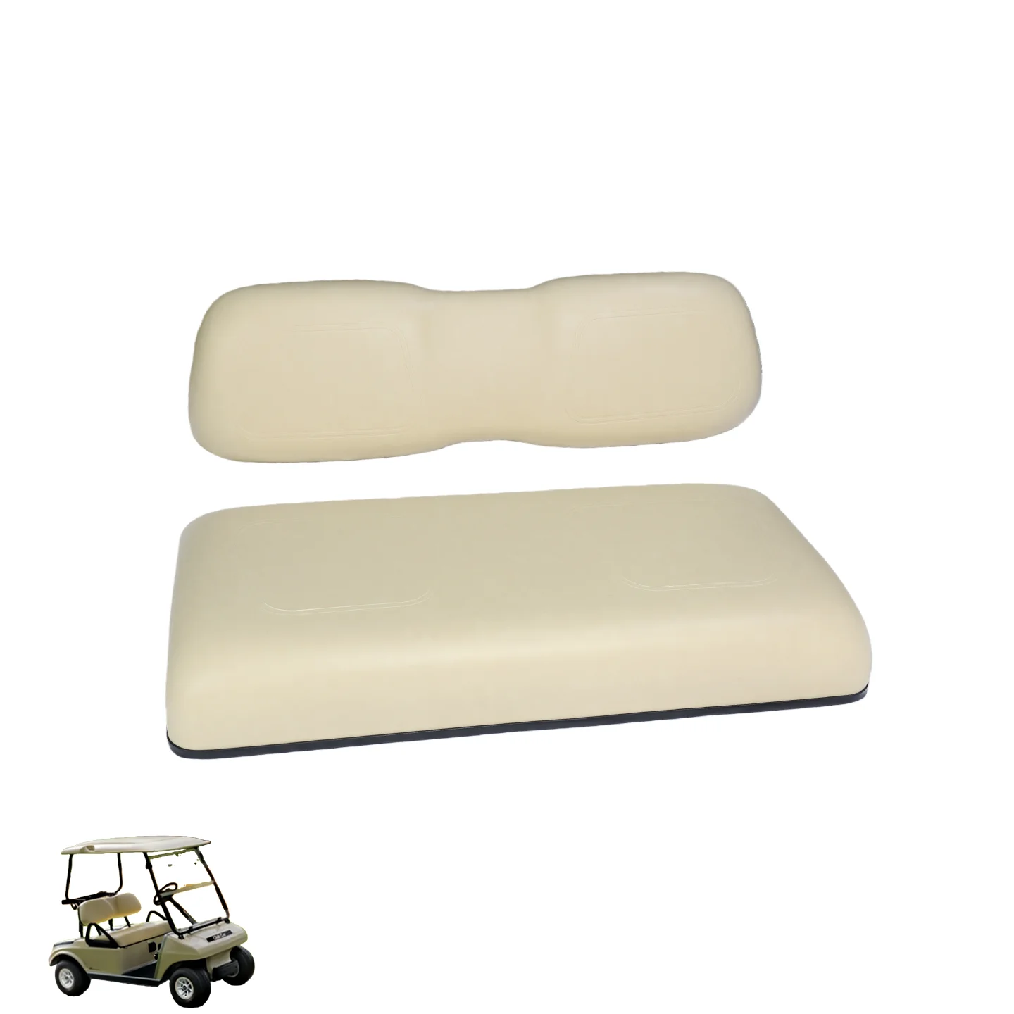 Club Car DS Seat Cushion and Backrest Set Golf Cart Parts OEM 102060501 102174201