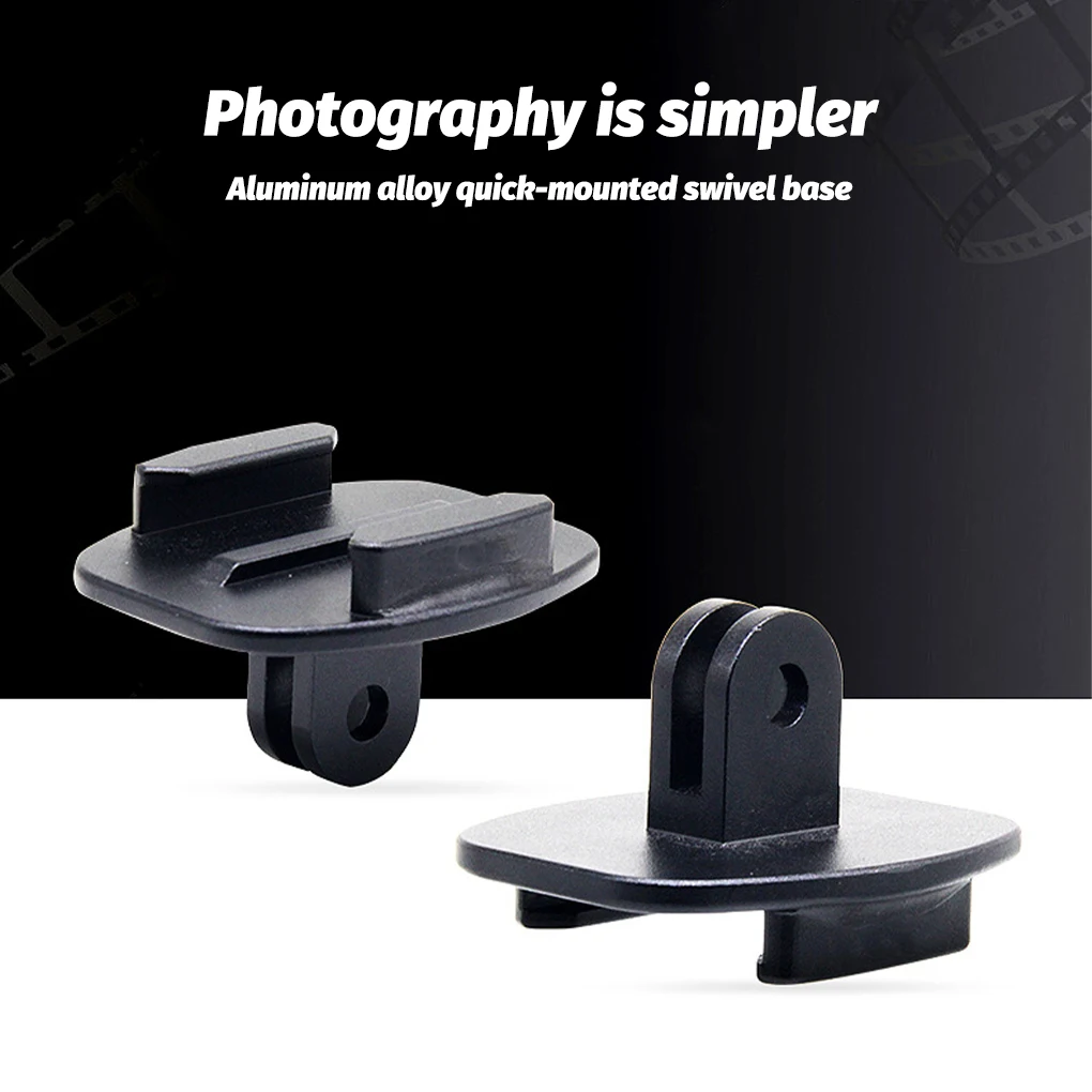 Quick Release Buckle Base Tripod Mount Adapter Alloy for Gopro Hero 13 12 11 10 9 for DJI Action Camera Vlog Accessories