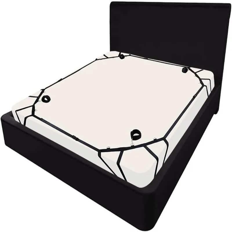 Bed Restraint Set Couple Sex Toys Bondage Handcuff Kit Adult Game Tool 18+ Erotic Tie Downs Arm Ankle BDSM Flirting Sextoy