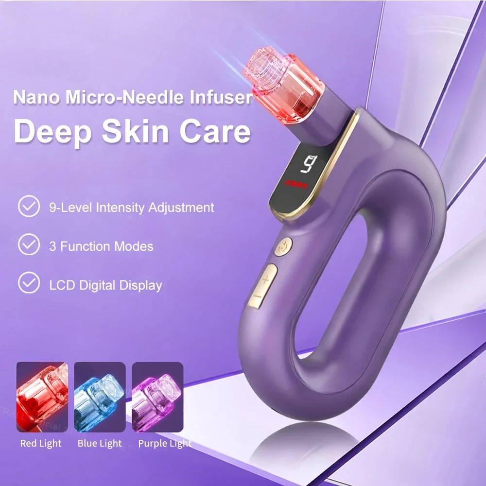 

Nano Face Steamer Moisturizing Beauty Face Skin Care Electric Face Massage Red Light Skin Mouisture Tightening Facial SPA