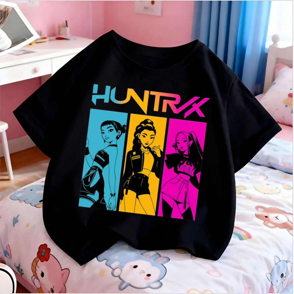 K-Pop Demon Hunters Sweatshirt 100% Cotton Hoodie Child Dress Durable Does Not Fade Movie Fans Gift Children's for Boys Girls