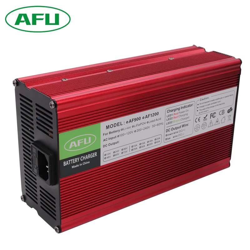 50.4V 16A Li ion Battery Charger Usd For 12S 44.4V Smart Charger Fast Charger