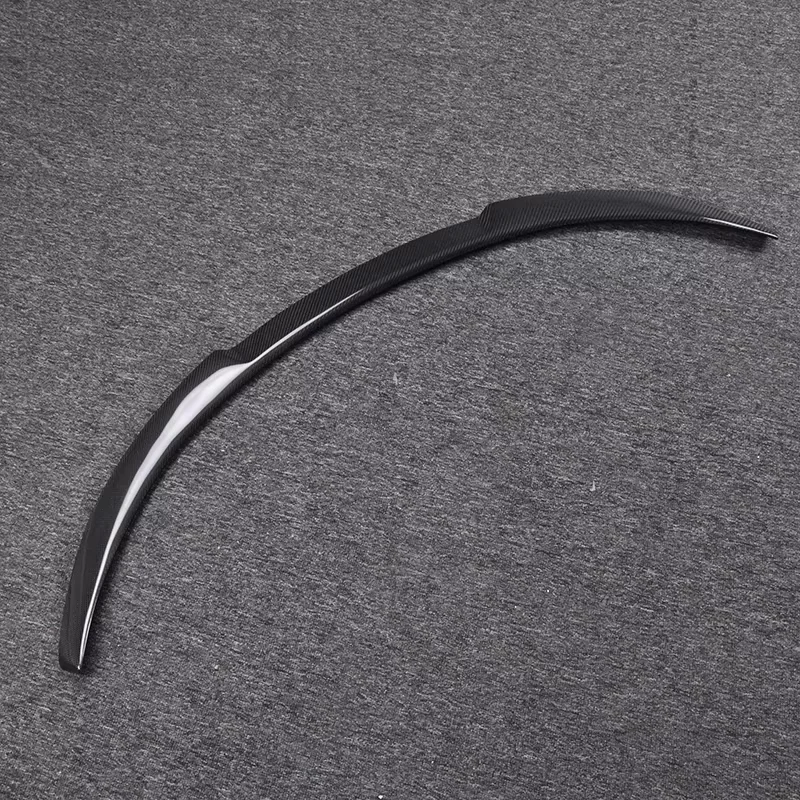 ملحقات ديكور خارجية للسيارة مناسبة لغطاء صندوق السيارة الرياضي من ألياف الكربون طراز Tesla Y