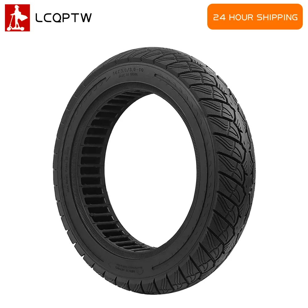 

14x3.0 3.0-10 Solid Tire 14 Inch Puncture Proof Non Inflatable Tyre for Electric Bicycle Scooter Replacement Accessories