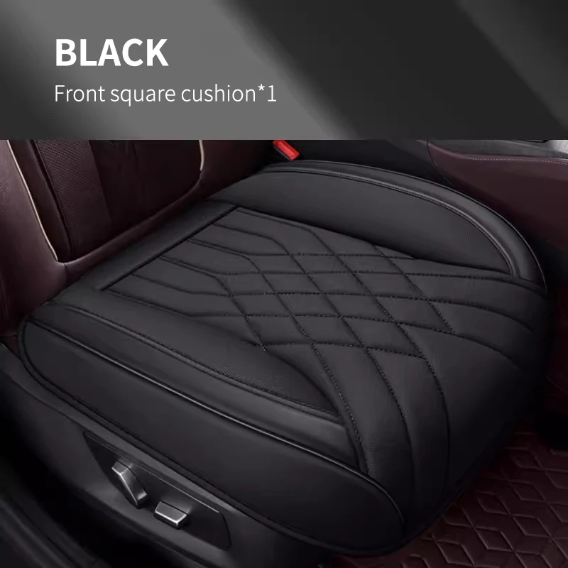 SEAMETAL Luxury Car Seat Cover Full-Wrapped Seat Cushion Wear-Resistant Anti Scratch Auto Seat Protector Universal for Sedan Suv image 3