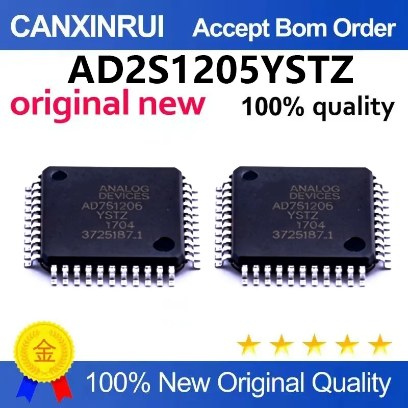 (5pcs-100pcs)Brand new original AD2S1205YSTZ AD2S1205 LQFP-44 data acquisition chip