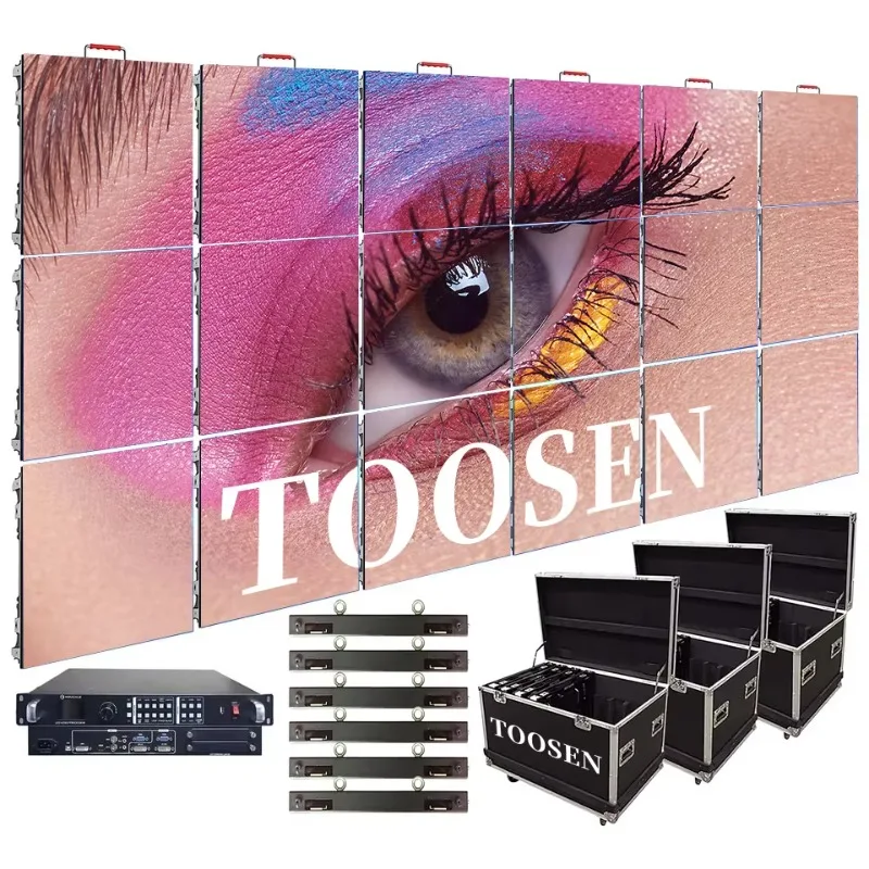P2.9 P3.9 P4.8 Mobile LED Display Panel Complete Video Wall Solution Outdoor Stage Event Commercial Advertising Screen