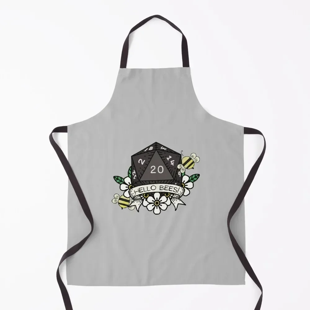 

Hello Bees! Apron Kitchen Barista painters Apron