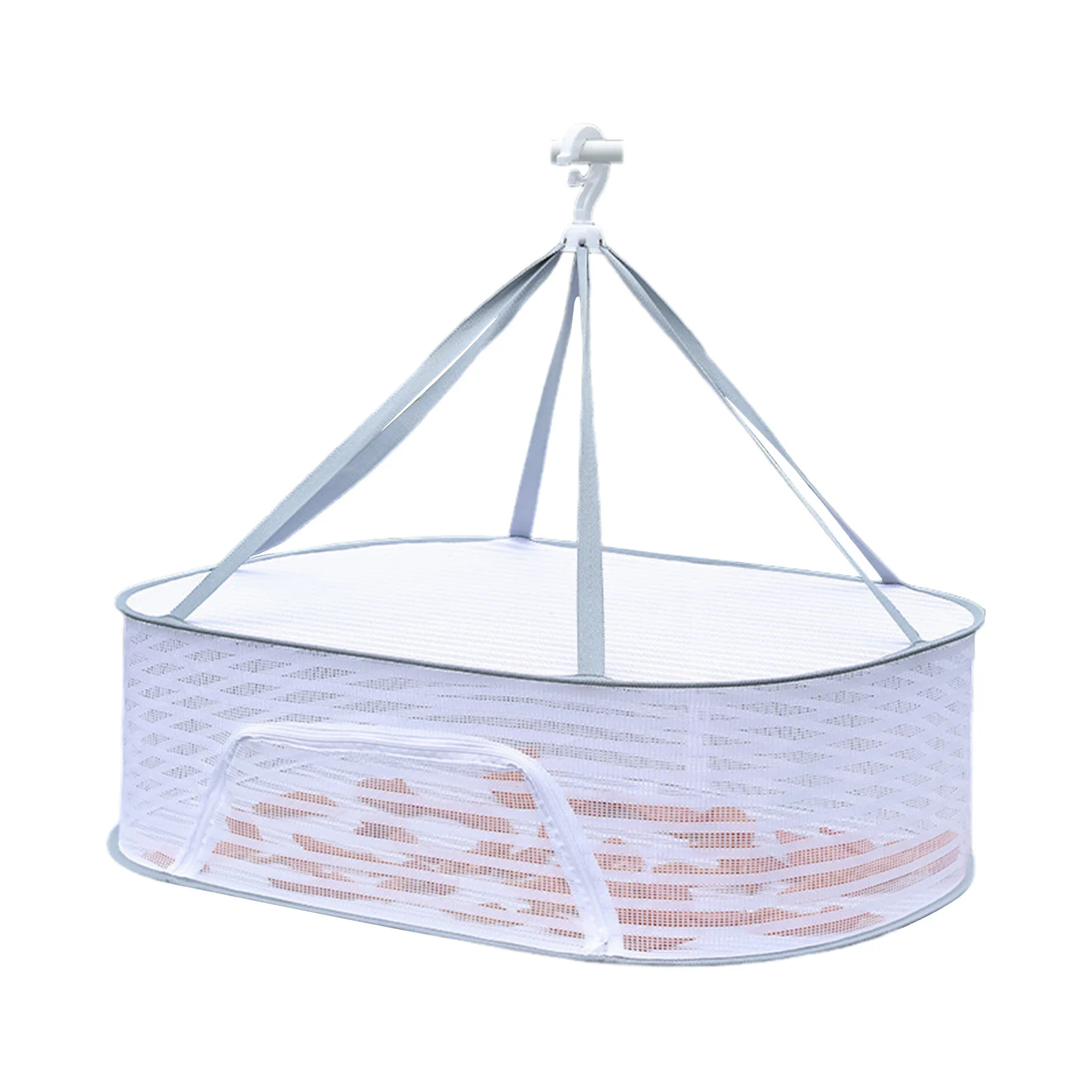 Collapsible Laundry Basket Drying Rack Quick Drying with Good Irradiation and Air Circulation Suitable als Fish Radish Slices