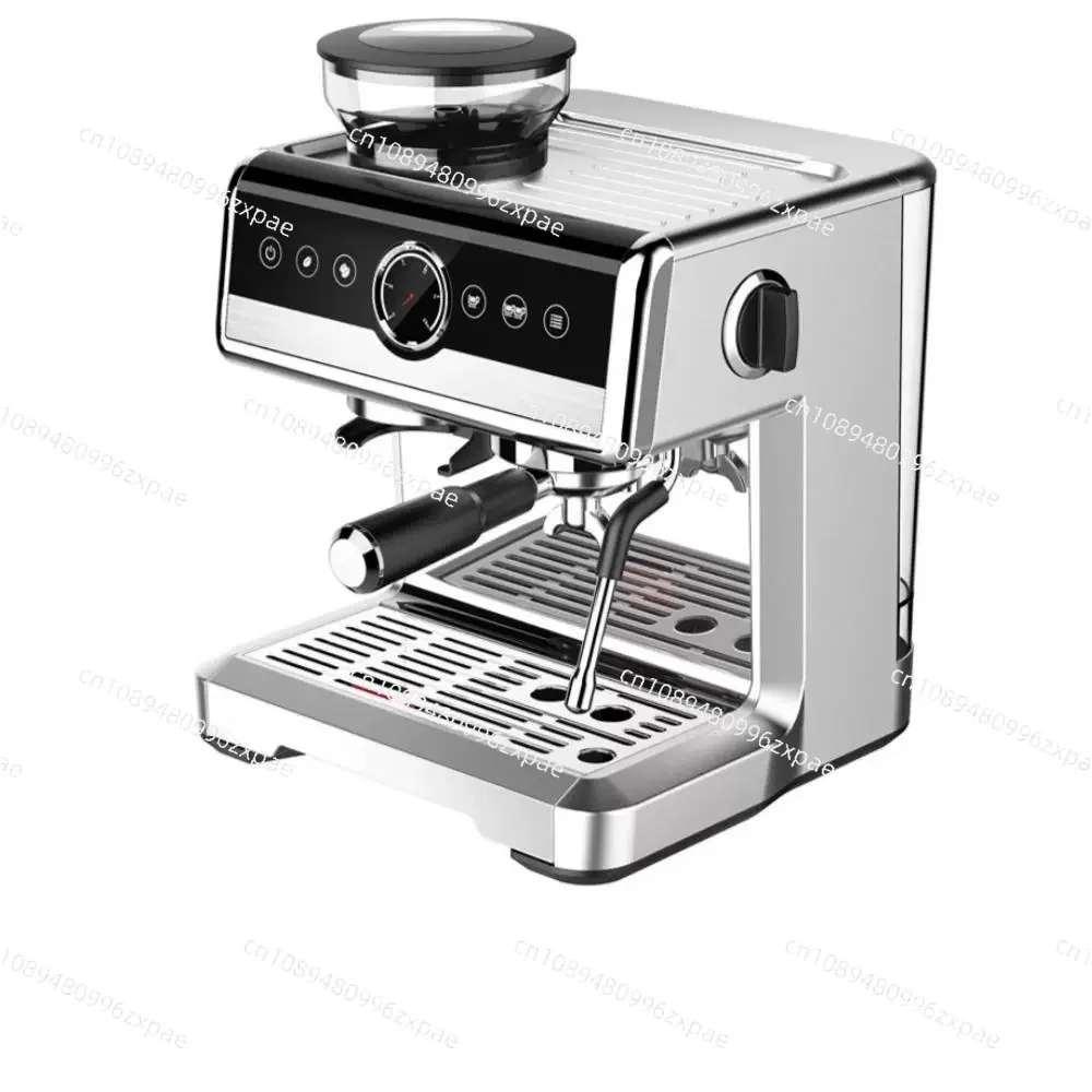 

Household espresso machine, self-grinding bean steam milk foam, grinding integrated semi-automatic extractor