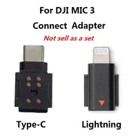 Adaptador de conexión Original para DJI Mic 3, repuesto de conector adaptador MIC3 tipo C, piezas de repuesto y reparación