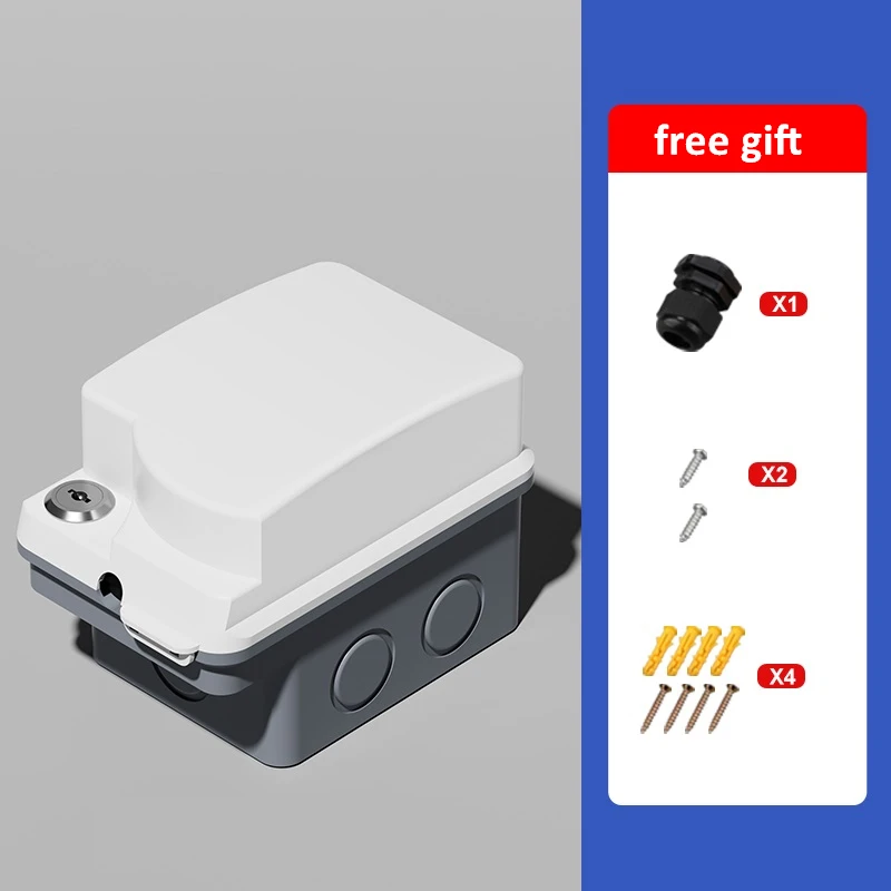 Outdoor 86 Type Open gemonteerde stopcontacten Outdoor regendichte stroomvoorziening Waterdichte behuizing Schakelaarbeschermingsafdekking Slot Anti-diefstal met slot