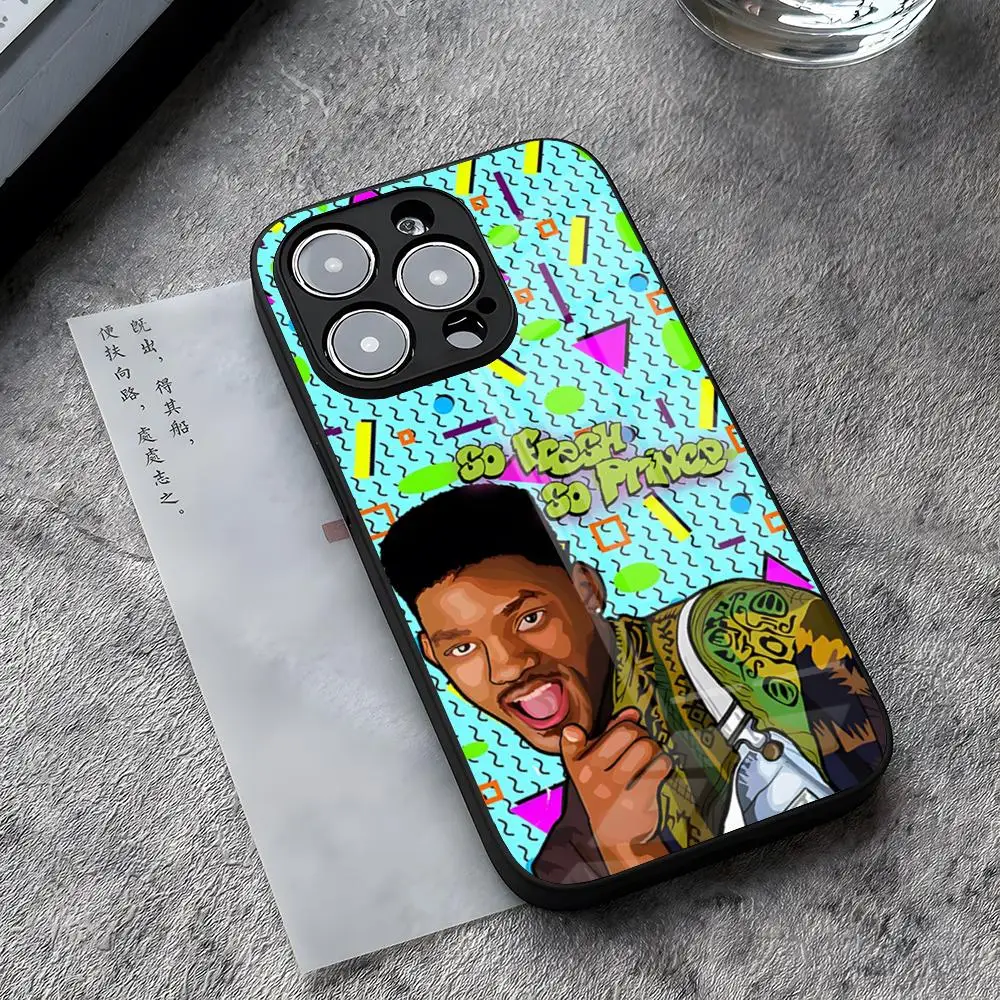 

Чехол для телефона «Свежий принц Бел Air» для iPhone 13 Pro Max 14 Plus 12 Mini 11 15 X XR XS 8 7 Plus SE, задняя крышка из закаленного стекла