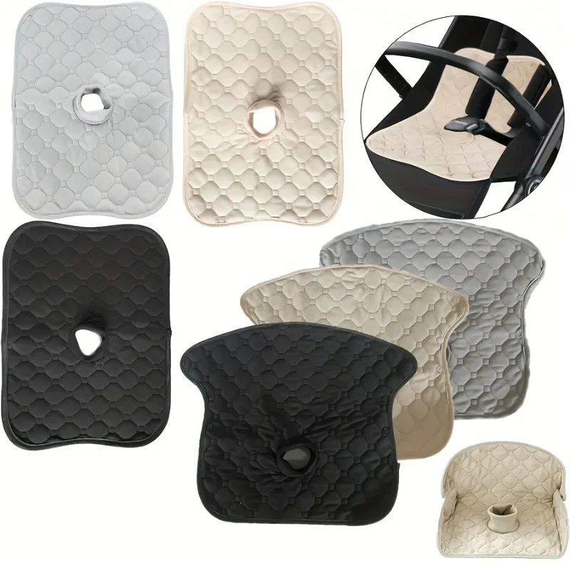 1pc Leak-Proof & Absorbent Baby Seat Pad, Piddle Pad for Strollers, Car Seats & High Chairs, Waterproof Protector, Portable