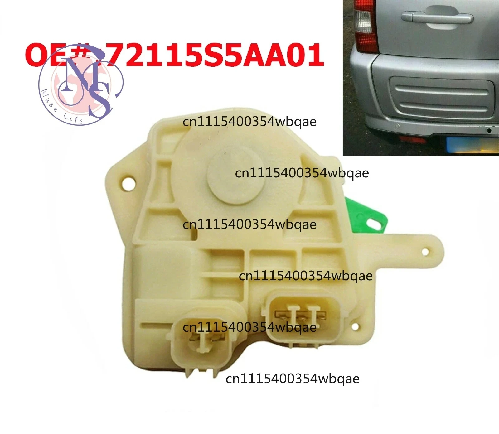 ZOCI-FOR-Rear Tailgate Boot Lock Actuator Motor For Honda CR-V Mk2 2001-2006 5 Pins Exterior Lock Replacement Parts