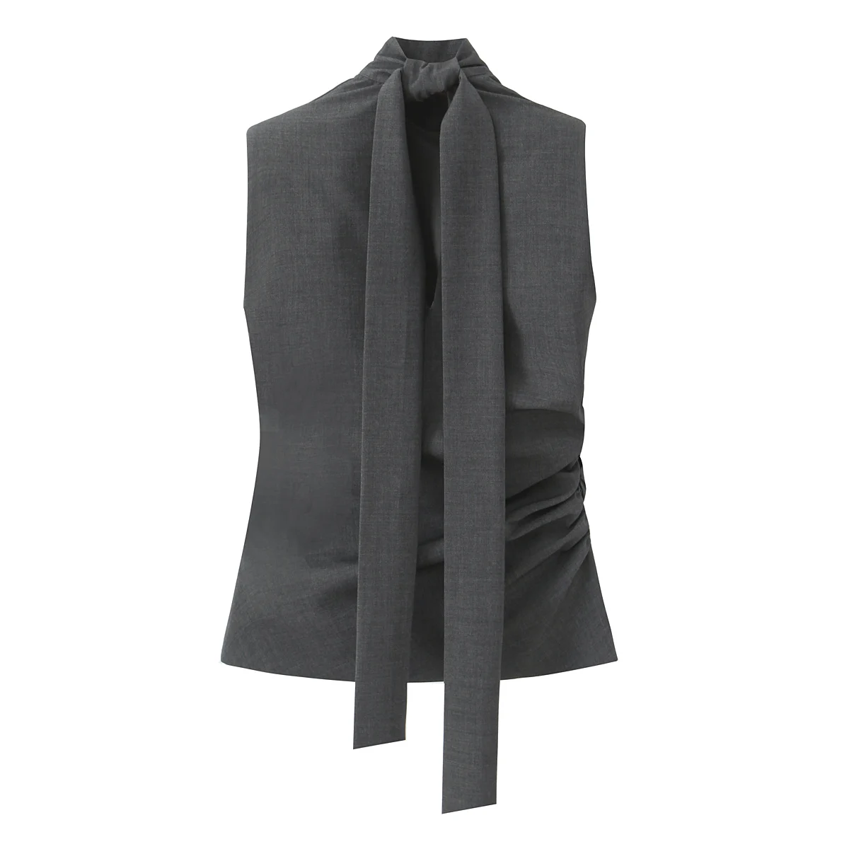 KONDALA Chic Elegant 2025 Pleated Autumn Knitted Women Sweater High Street Fall Fashion Casual Female Grey High Street Knitwear