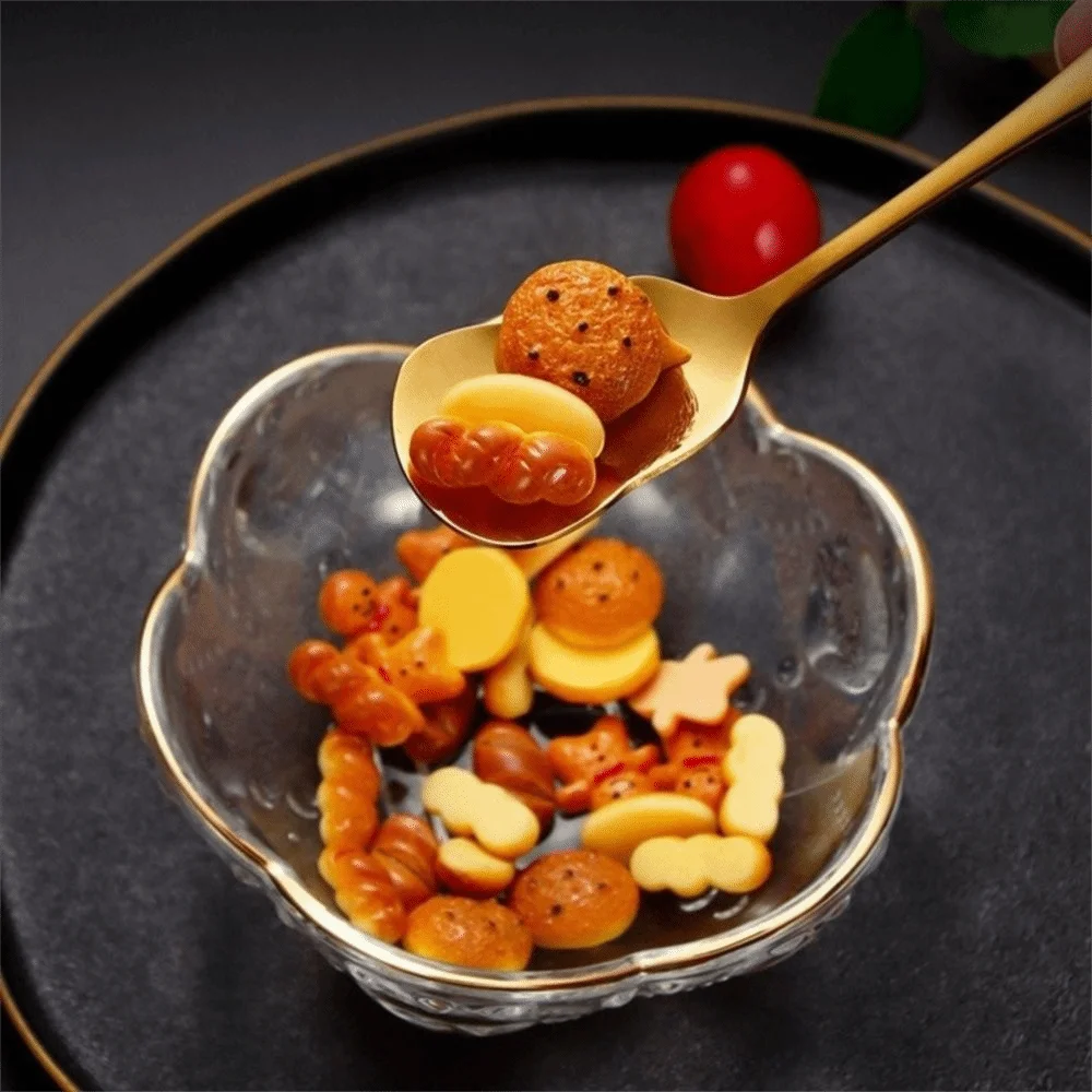 High Quality Portable Dessert Spoon Stainless Steel Short Handle Coffee Spoon Stirring Spoon