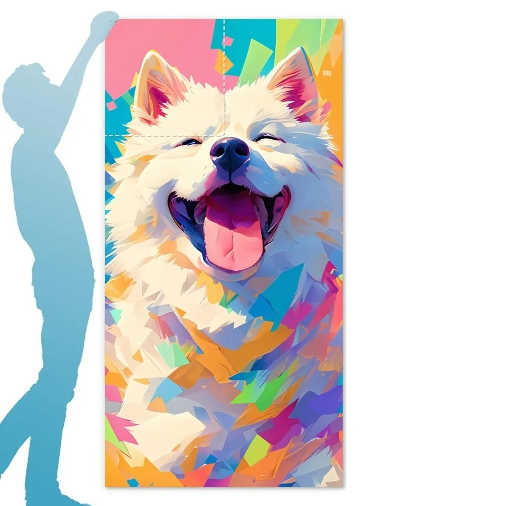 Gifts 2-in-1 Beach Towel for Summer Foldable Microfiber One-Piece Beach Towel Cartoon Storage Bag