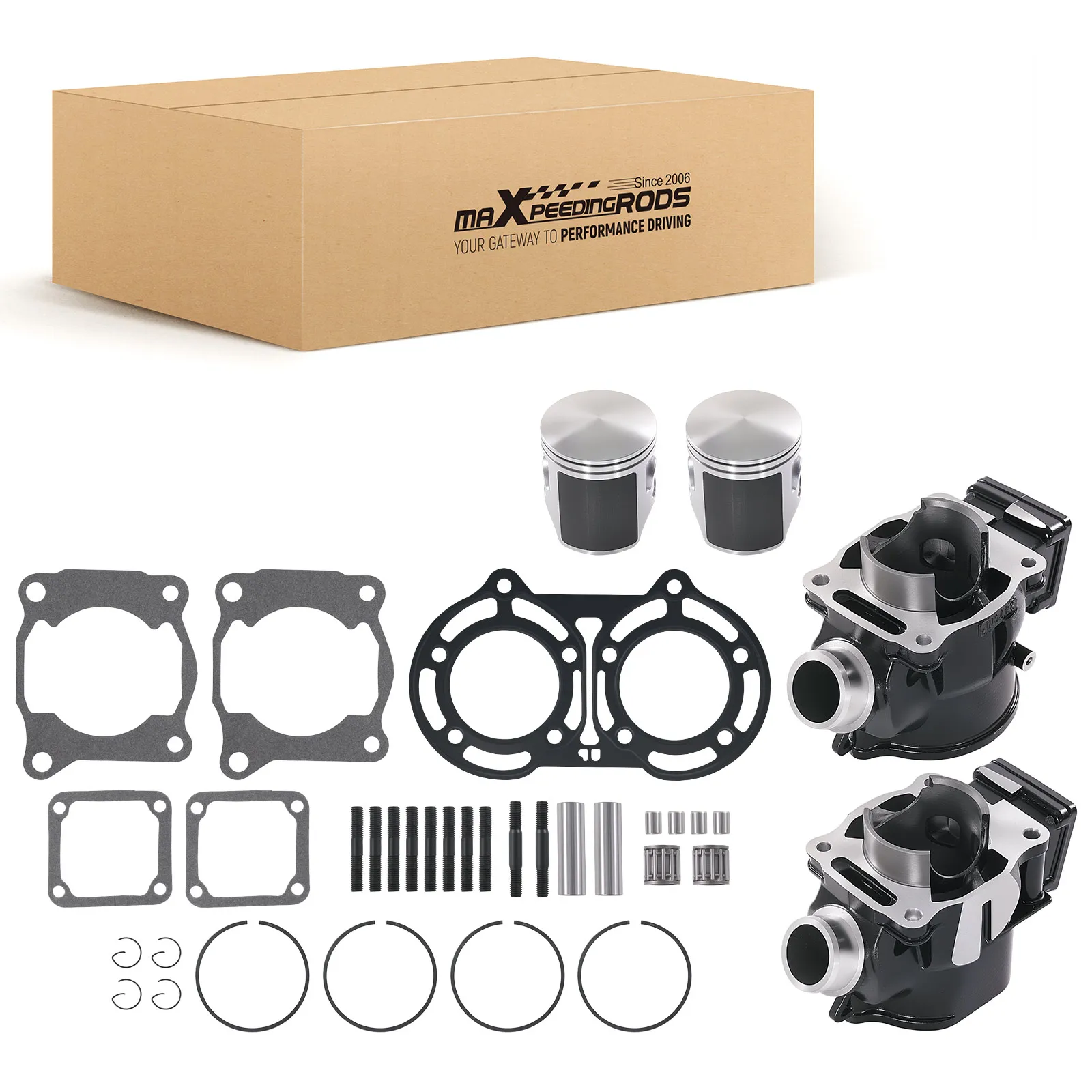 Cylinder Piston Gasket Kit for Yamaha Banshee 350 Standard Bore 2GU-11311-00-00