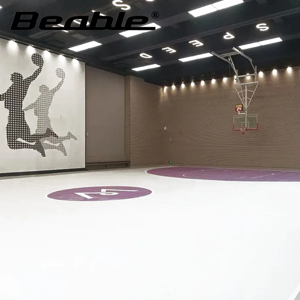 耐紫外線性屋内フローリング,バスケットボールコート用のタイル