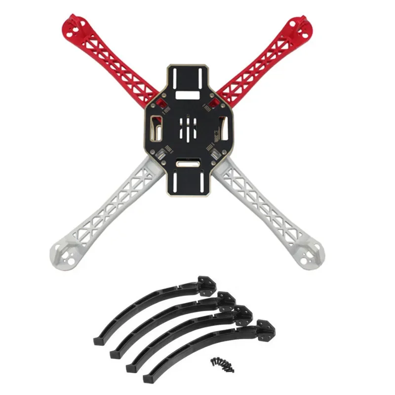 Kit de marco de alta resistencia para Dron. F450, 450mm, PCB, base de rueda mejorada, con tren de aterrizaje para multicóptero con radio control A2212 A2216 FPV