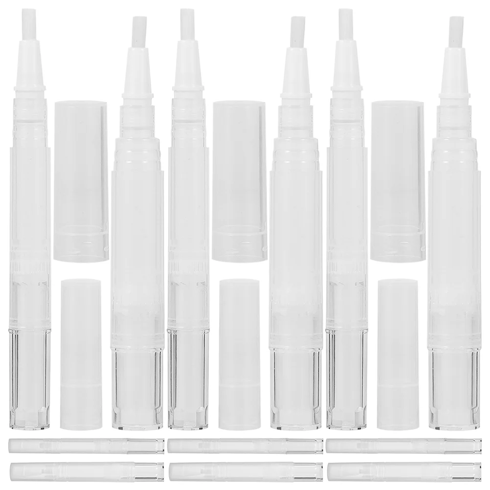 

12 Pcs Nail Polish Pen Packaging Empty Lip Gloss Tubes Oil Cuticle for Nails Pens Container